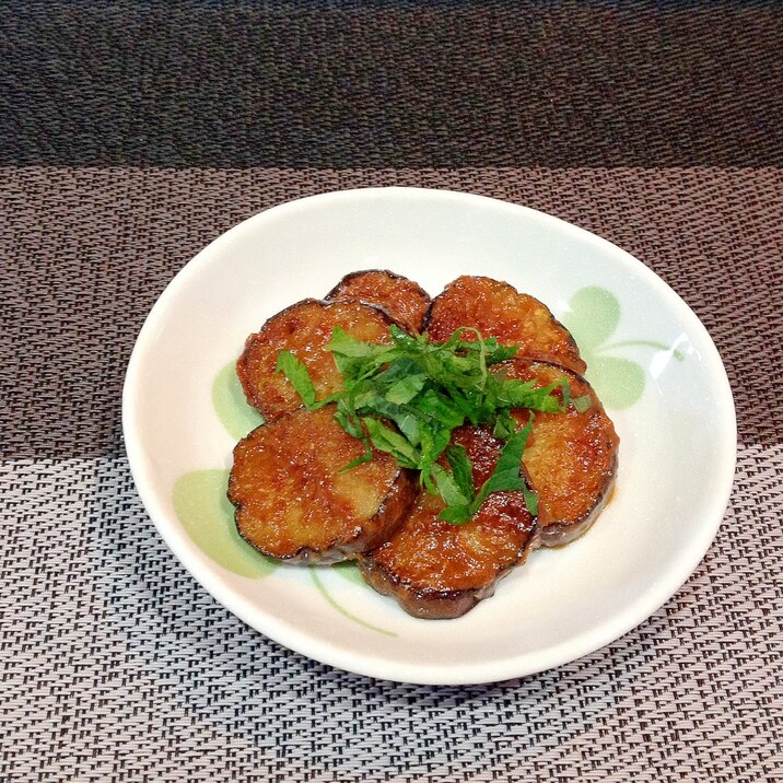 ナスのごま醤油焼き